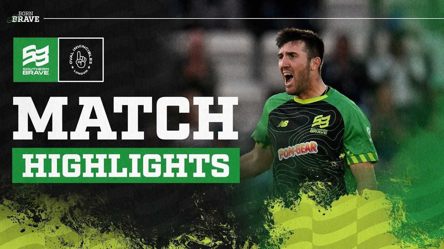 Southern Brave Stunned by Defending Champions🏆 | Southern Brave Vs Oval Invincibles Match Highlights