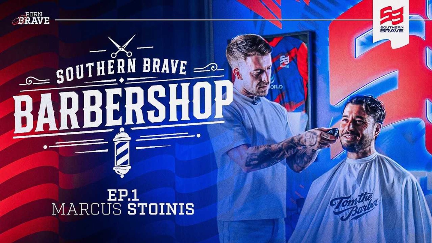"We have a great bond" | Marcus Stoinis x Nikhil Chaudhary | The Southern Brave Barbershop: Ep 1 💈