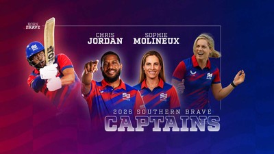 Sophie Molineux and Chris Jordan named Southern Brave captains