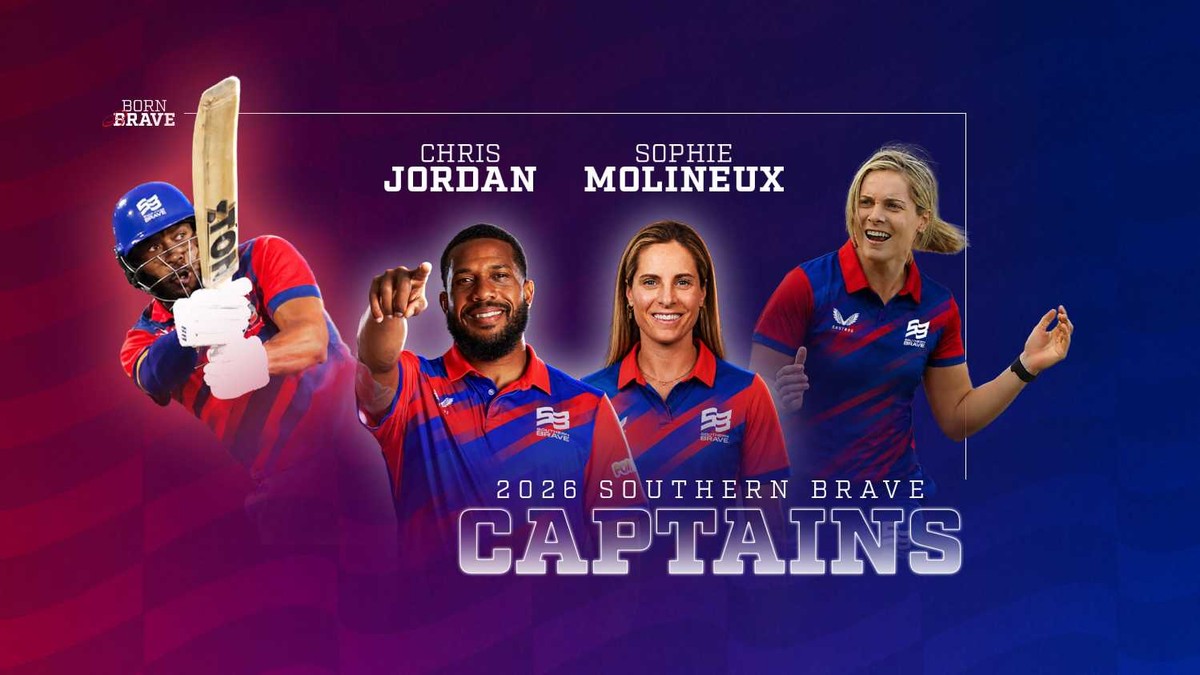 Sophie Molineux and Chris Jordan named Southern Brave captains