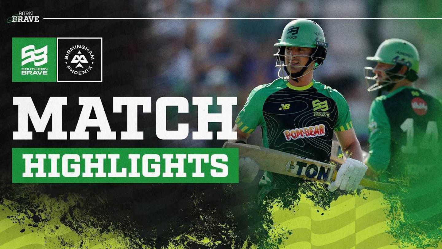 Brave Make a Statement with 9-Wicket Win 💪 | Southern Brave vs. Birmingham (2025) Phoenix highlights